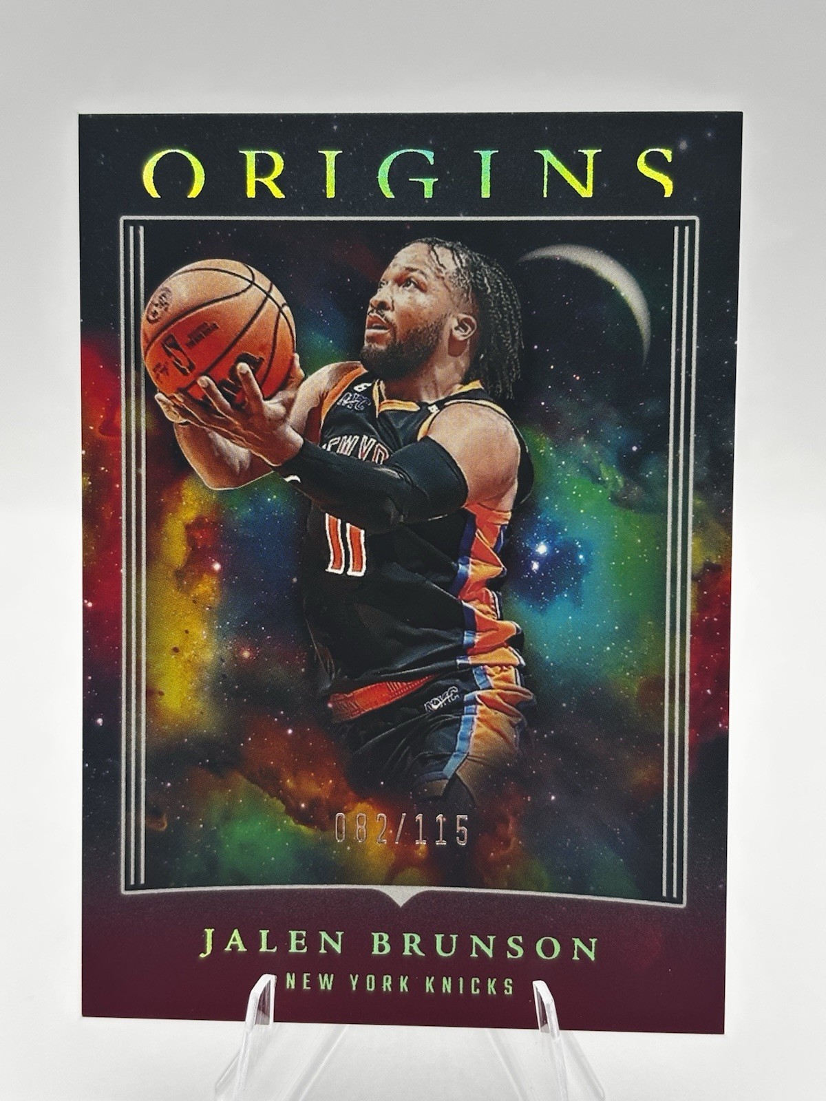 Panini 2023-24 Origins Jalen Brunson New York Knicks #39 Maroon /115