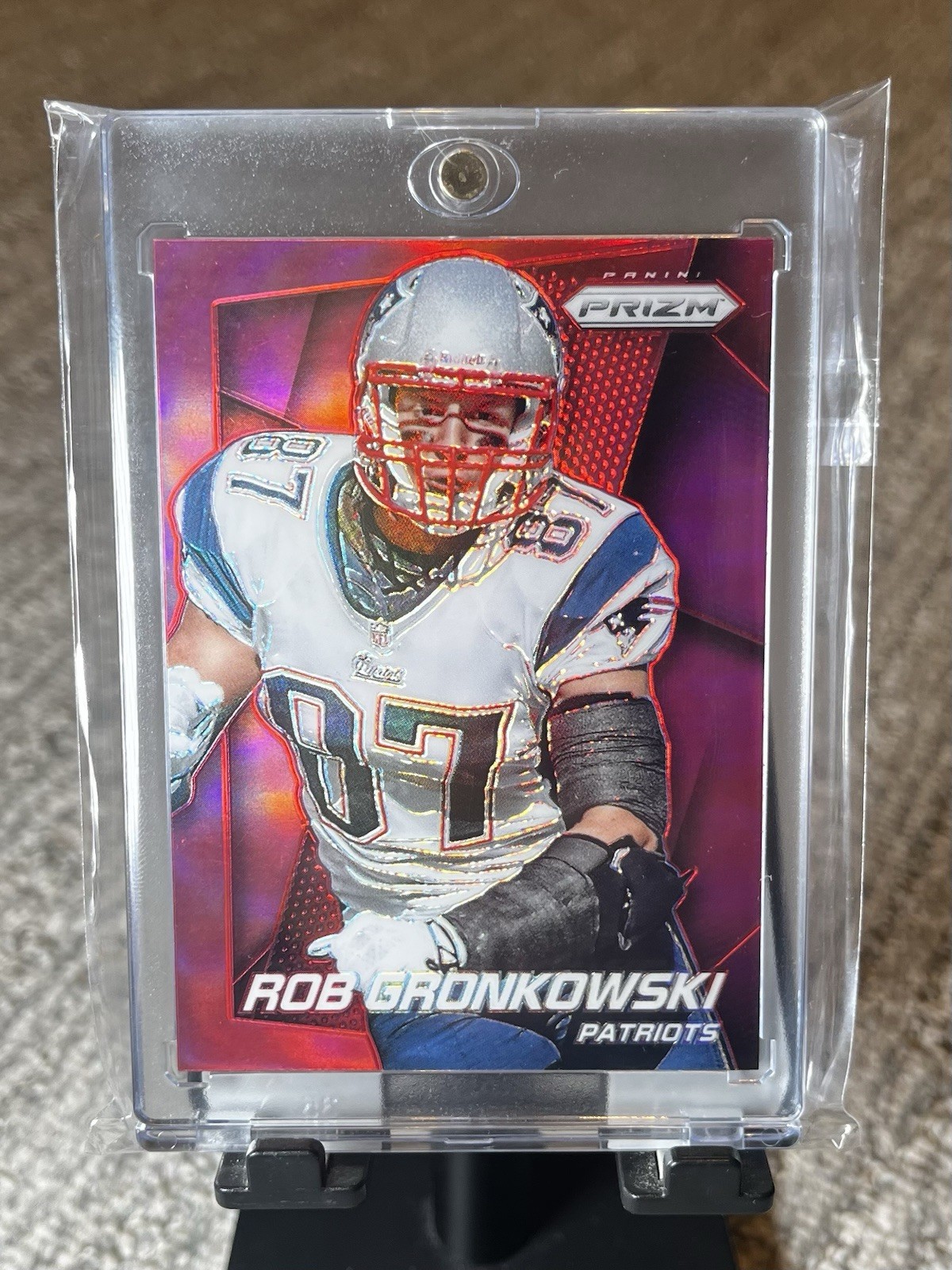 2014 Panini Prizm Rob Gronkowski #152 Red Prizm Refractor