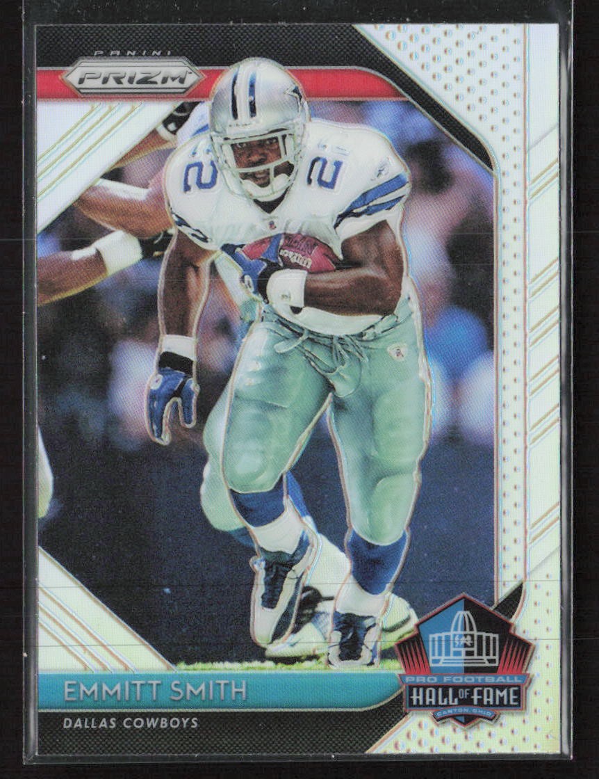 Emmitt Smith 2018 Panini Prizm #HOF-6 Hall of Fame Prizm Dallas Cowboys