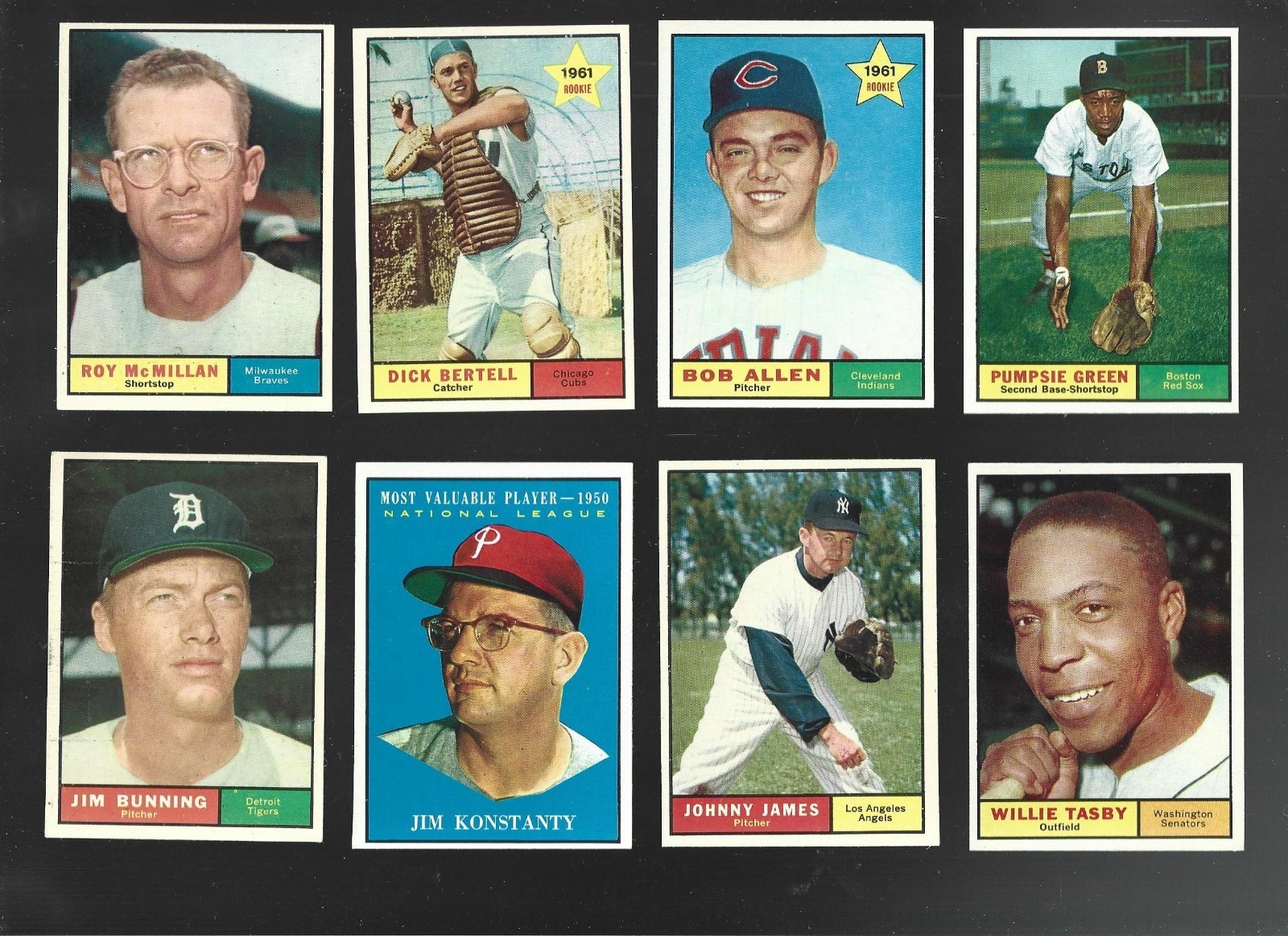 Complete Your Set! 1961 Topps 430-587 VG-EX to EX-Mint New cards added 01-11-26