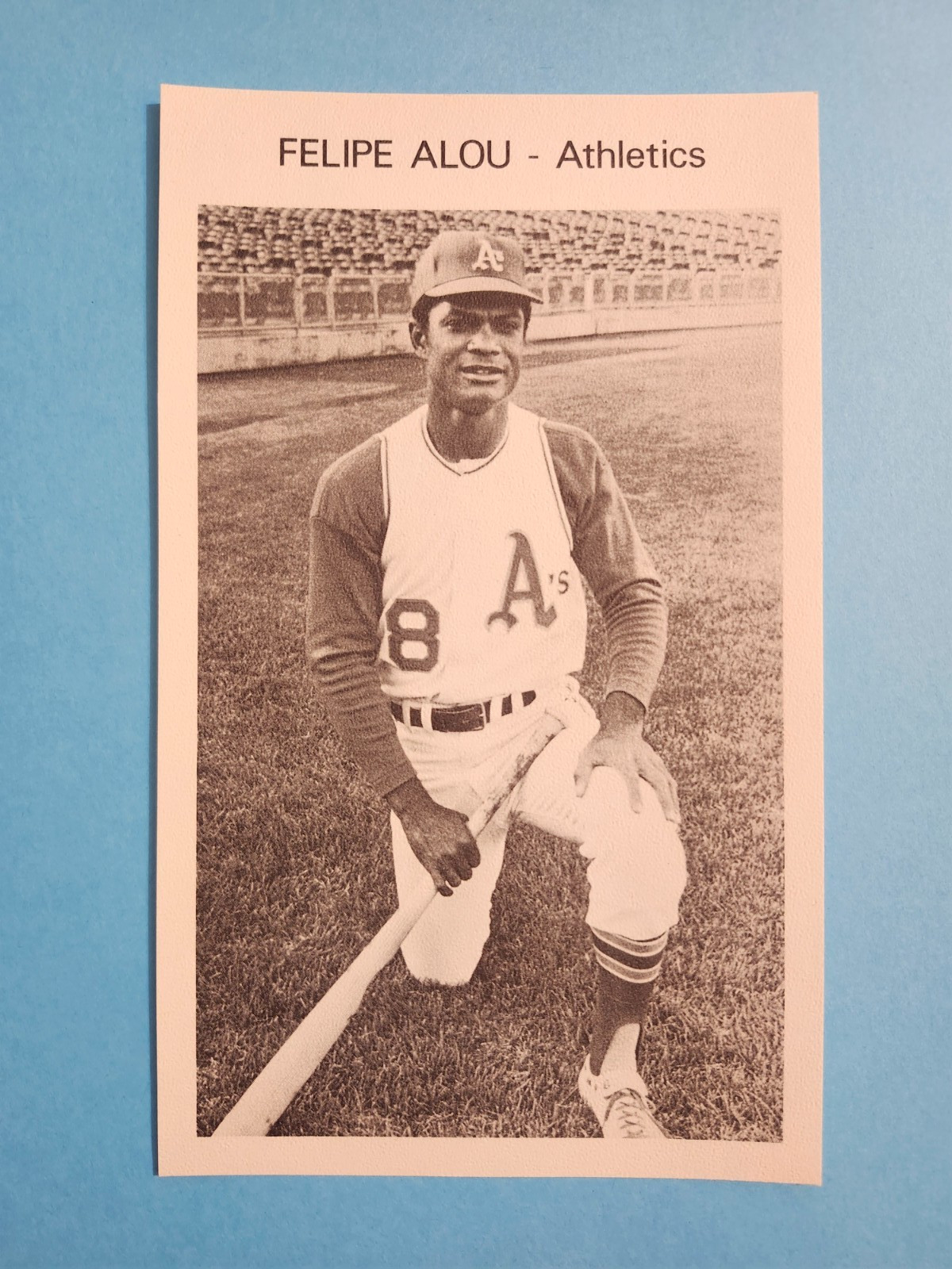1970 Oakland Athletics Picture Pack 4.25×7 Felipe Alou ⚾