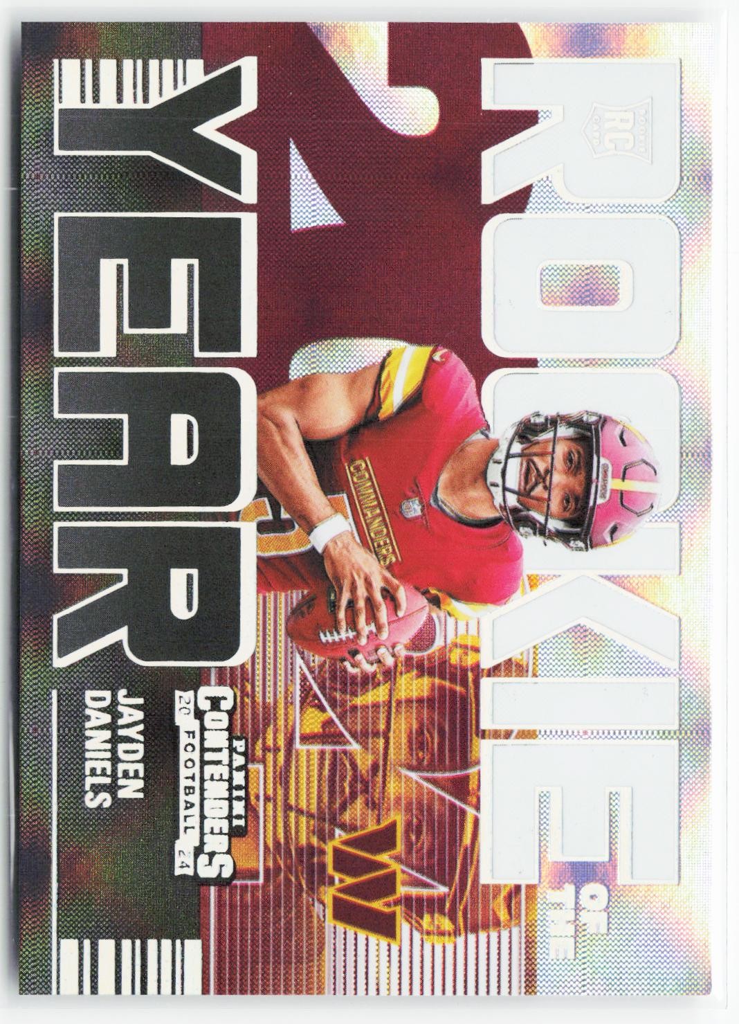 2024 Panini Contenders #2 Jayden Daniels Rookie of the Year Contenders