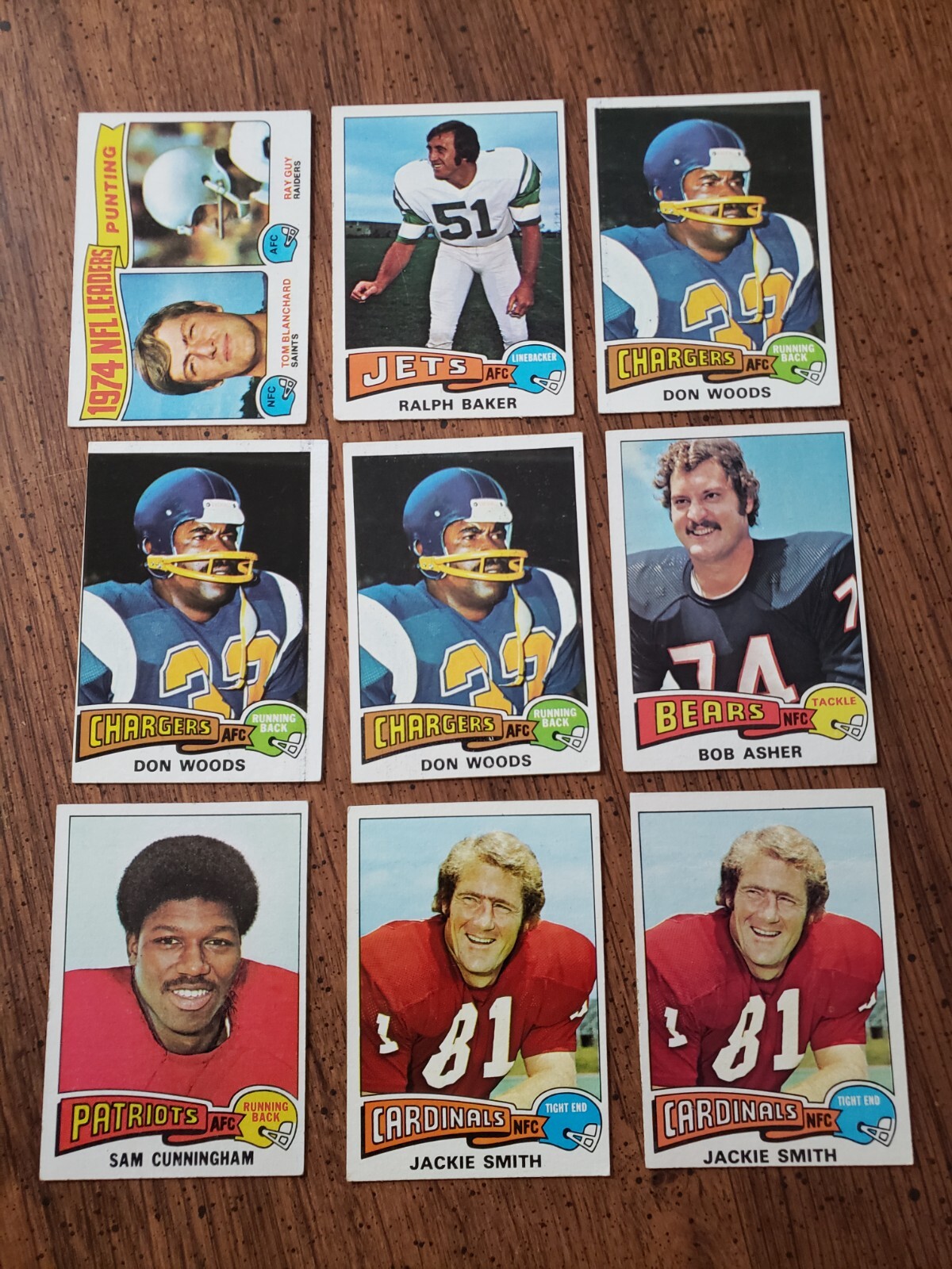 1975 TOPPS FOOTBALL YOU PICK #6 – #199 FREESHIPPING