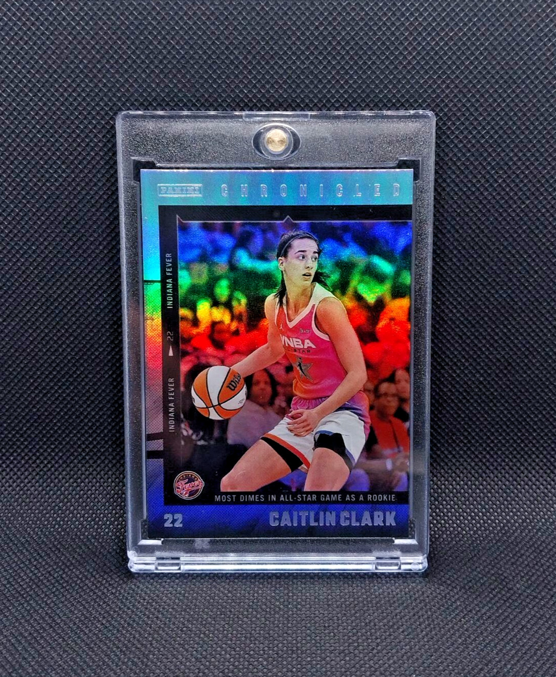 POPULAR HOLO FOIL CAITLIN CLARK RAINBOW SHINE FEVER – All Time Scoring Leader #7