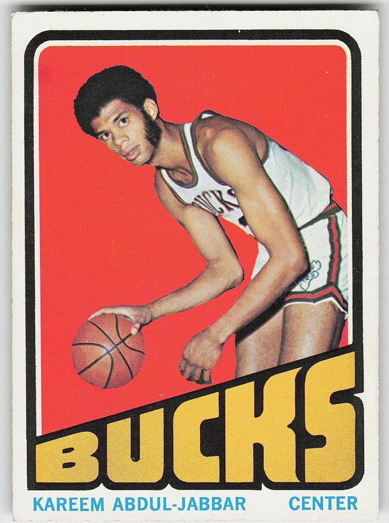 1972-73 Topps #100 Kareem Abdul-Jabbar BASKETBALL Milwaukee Bucks