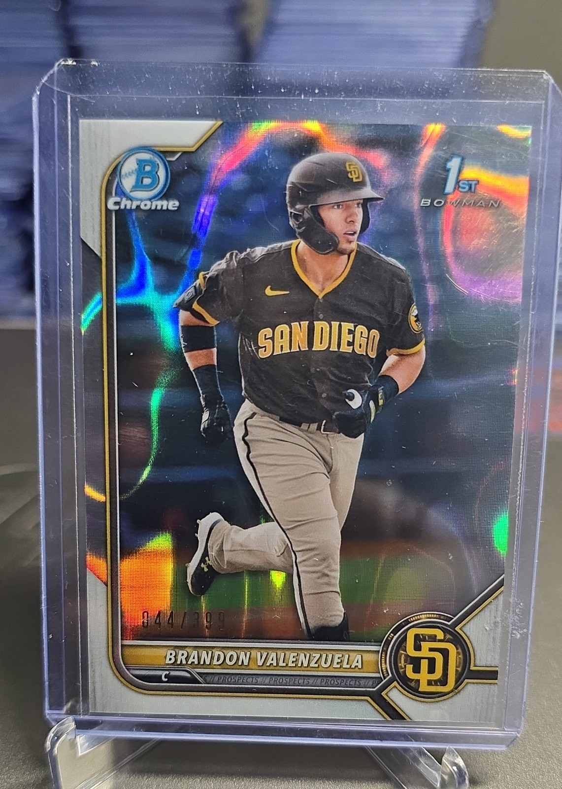 2022 Bowman – Chrome Prospects Brandon Valenzuela #BCP-28 Lava Refractor /399…