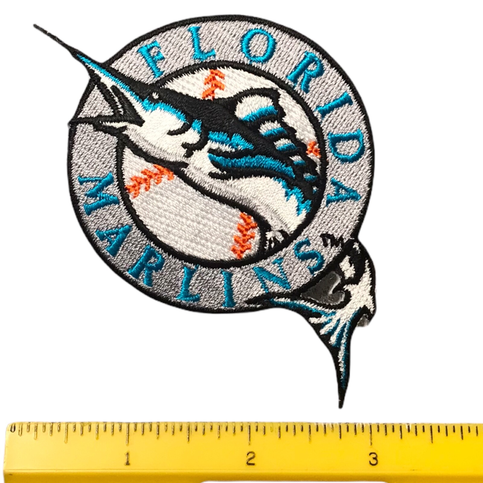 1993-2011 FLORIDA MARLINS MLB BASEBALL VINTAGE 3.25″ DIECUT TEAM LOGO PATCH