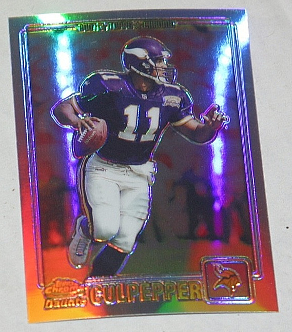 2001 Topps Chrome Football Refractor #119 – Daunte Culpepper 195/999 * CLEAN